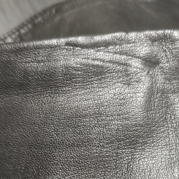 Cache 100% Lambskin Leather Skirt Black 10 Pencil Buttery Soft Luscious - Picture 7 of 8